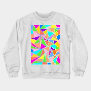 Vibrant Geometric Crewneck Sweatshirt